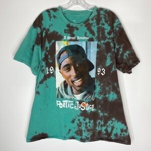 Poetic Justice Tupac Tshirt 1993 Tie Dye Size Large